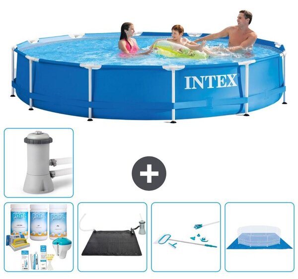 Piscina autoportante rettangolare - 366x76 cm - 6 pezzi - Modello S21004