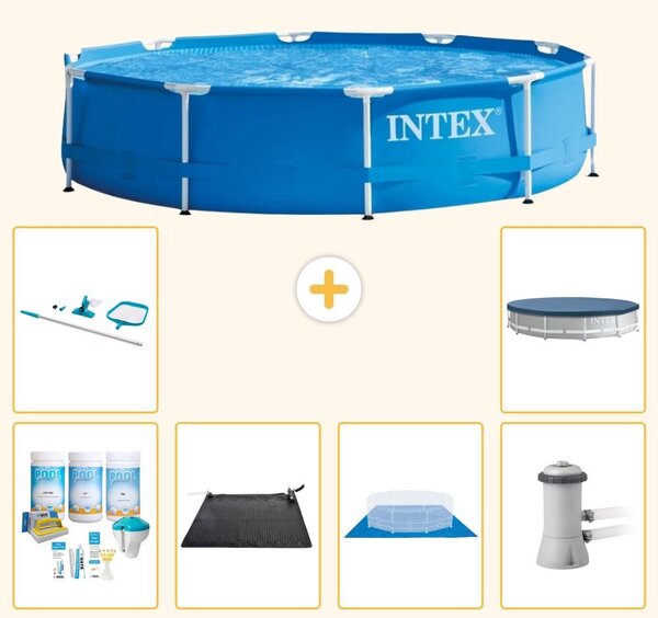 Piscina autoportante rettangolare - 366x76 cm - 7 pezzi - Modello S20427