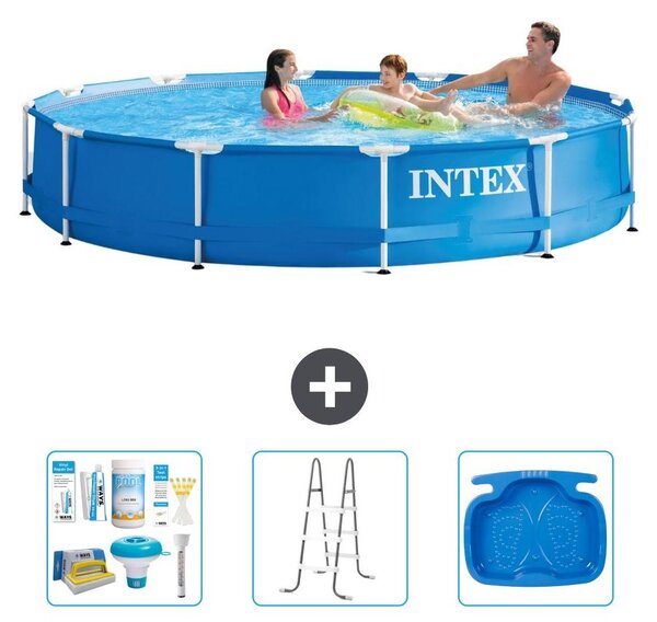 Piscina autoportante rettangolare - 366x76 cm - 4 pezzi - Modello S41579