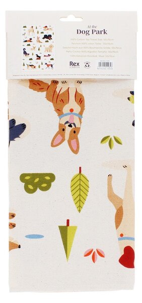 Strofinaccio in cotone 70x50 cm Dog Park – Rex London
