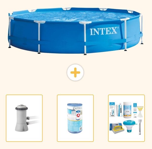 Piscina fuori terra a struttura - 366x76 cm - 4 pezzi - Modello S22458