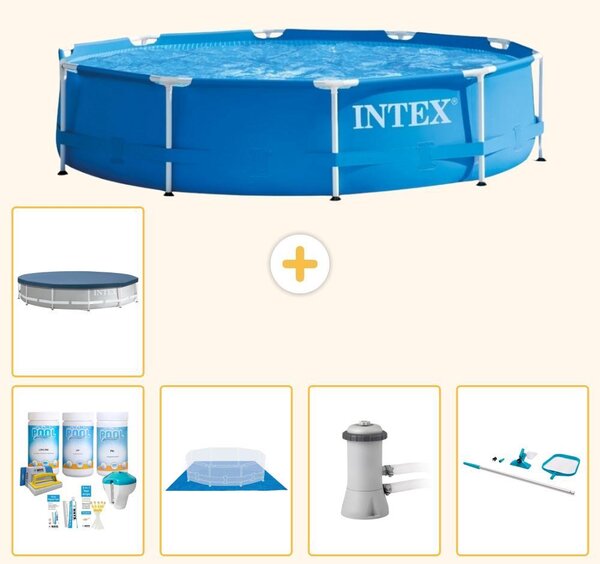 Piscina fuori terra a struttura - 366x76 cm - 6 pezzi - Modello S20431
