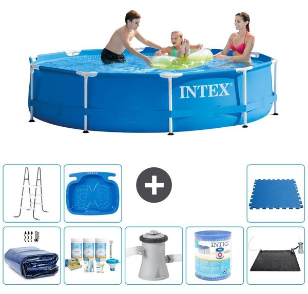 Piscina autoportante rettangolare - 305x76 cm - 9 pezzi - Modello S41503