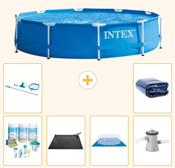 Piscina autoportante rettangolare - 305x76 cm - 7 pezzi - Modello S20417
