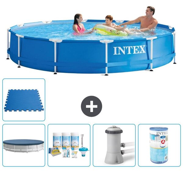 Piscina fuori terra autoportante - 366x76 cm - 6 pezzi - Modello S41546