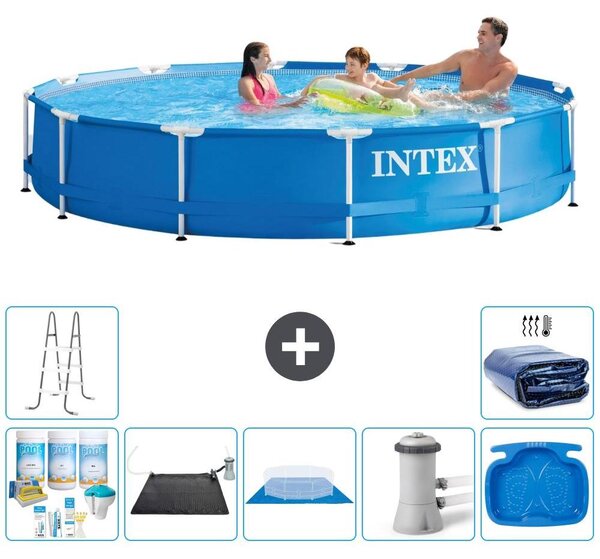 Piscina fuori terra a struttura - 366x76 cm - 8 pezzi - Modello S20444