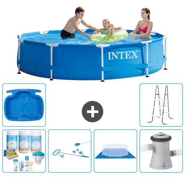 Piscina autoportante rettangolare - 305x76 cm - 7 pezzi - Modello S21002