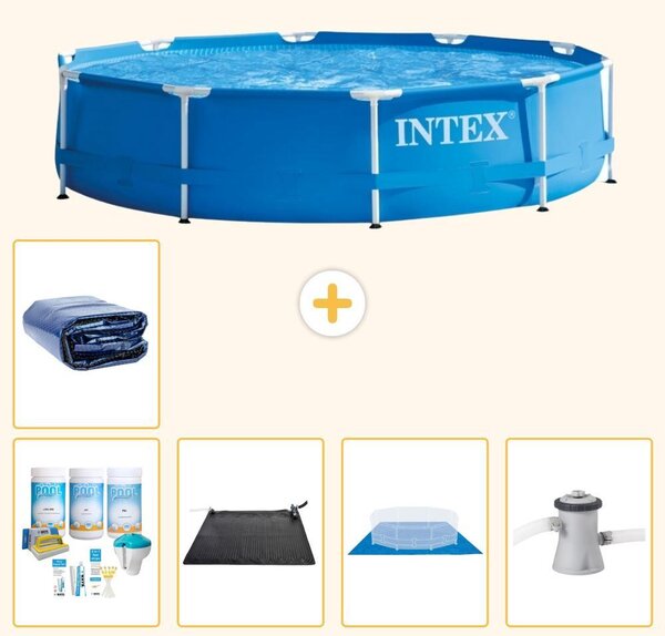 Piscina autoportante rettangolare - 305x76 cm - 6 pezzi - Modello S20420