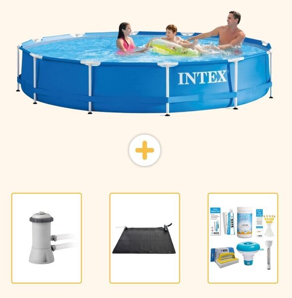 Piscina autoportante rettangolare - 366x76 cm - 4 pezzi - Modello S22470