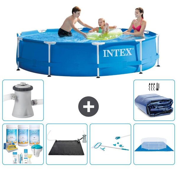 Piscina autoportante rettangolare - 305x76 cm - 7 pezzi - Modello S20418