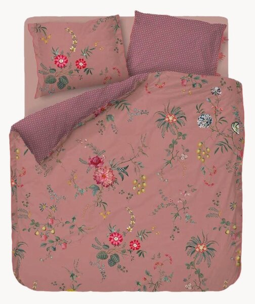 Set copripiumino in cotone percalle Fleur Grandeur