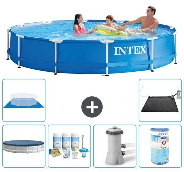 Piscina fuori terra a struttura - 366x76 cm - 7 pezzi - Modello S31590