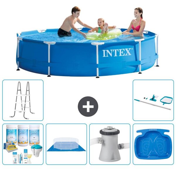 Piscina fuori terra a struttura - 305x76 cm - 7 pezzi - Modello S21001