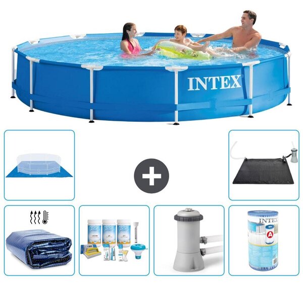 Piscina fuori terra a struttura - 366x76 cm - 7 pezzi - Modello S41592