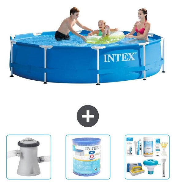 Piscina autoportante rettangolare - 305x76 cm - 4 pezzi - Modello S22453