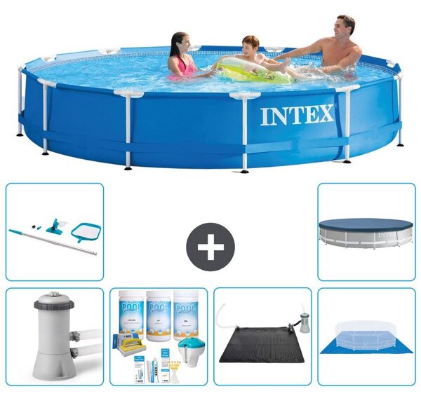 Piscina fuori terra a struttura - 366x76 cm - 7 pezzi - Modello S20467