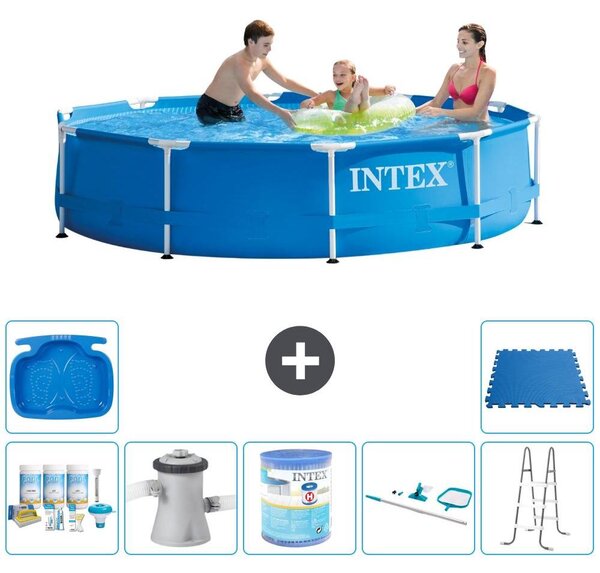 Piscina autoportante rettangolare - 305x76 cm - 8 pezzi - Modello S31507
