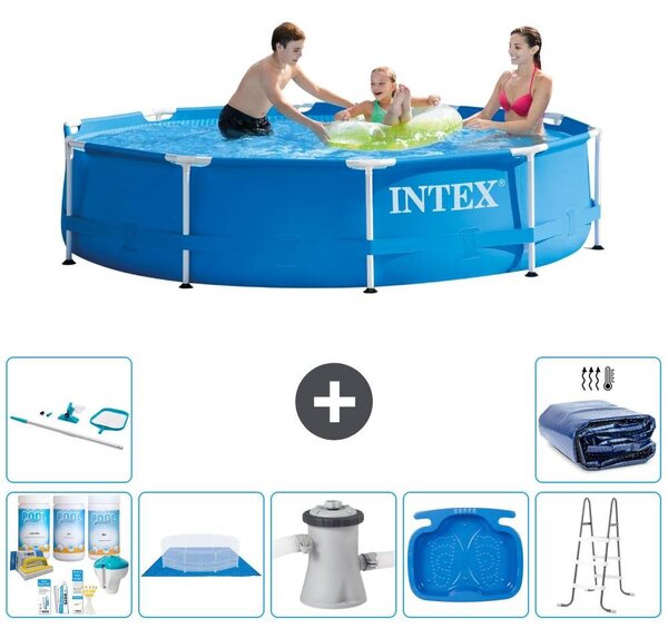 Piscina autoportante rettangolare - 305x76 cm - 8 pezzi - Modello S20425