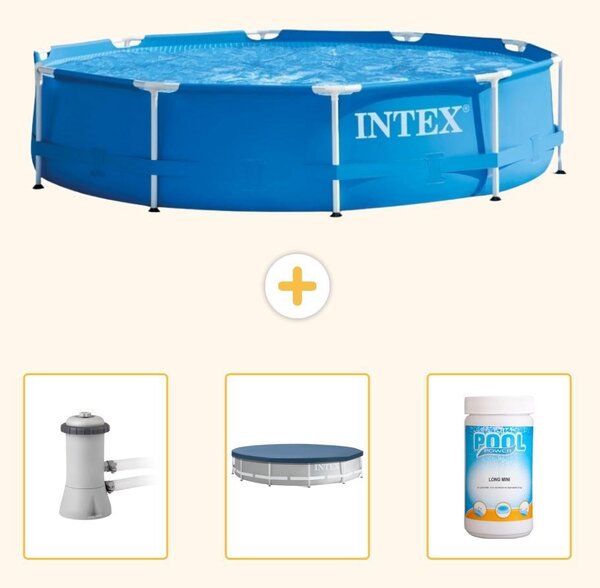 Piscina fuori terra a struttura - 366x76 cm - 4 pezzi - Modello SCB75