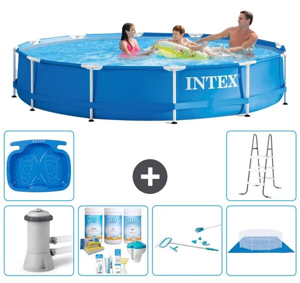 Piscina autoportante rettangolare - 366x76 cm - 7 pezzi - Modello S21032