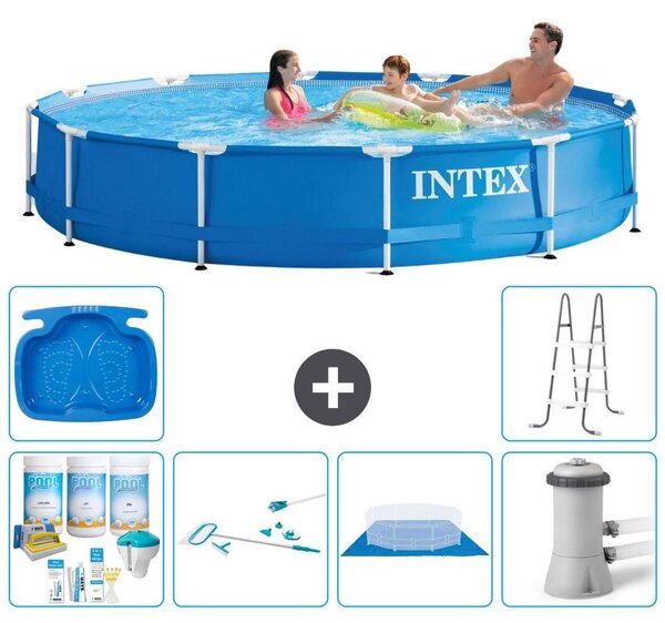 Piscina fuori terra a struttura - 366x76 cm - 7 pezzi - Modello S21012