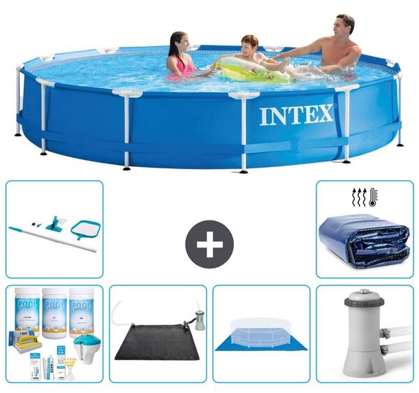 Piscina fuori terra a struttura - 366x76 cm - 7 pezzi - Modello S20437