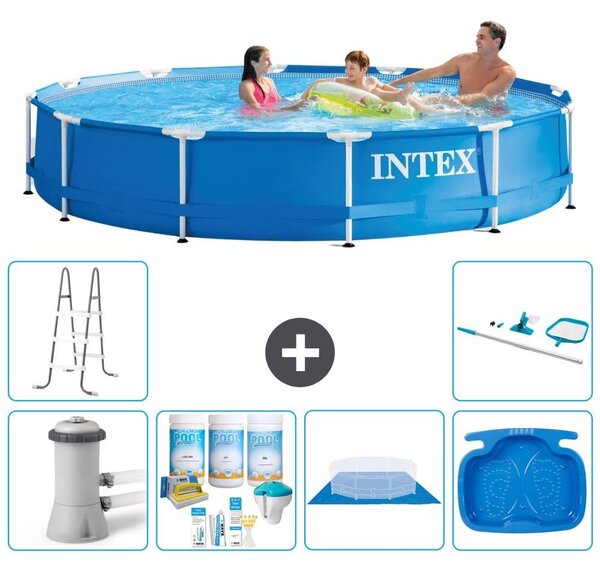 Piscina fuori terra a struttura - 366x76 cm - 7 pezzi - Modello S21031