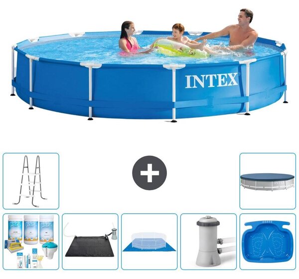 Piscina fuori terra a struttura - 366x76 cm - 8 pezzi - Modello S20434