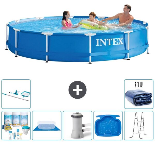 Piscina fuori terra autoportante - 366x76 cm - 8 pezzi - Modello S20445
