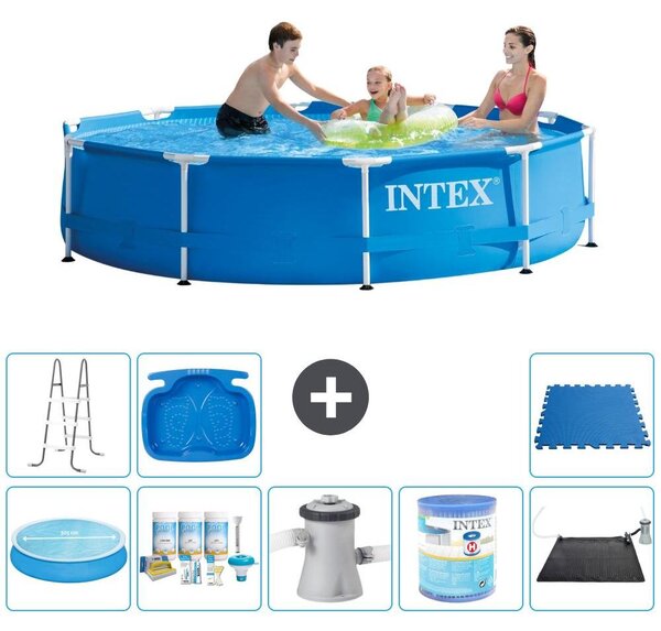 Piscina fuori terra a struttura - 305x76 cm - 9 pezzi - Modello S41521