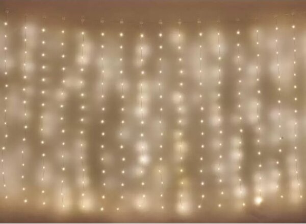Catena di Natale LED da esterno 180xLED/8 funzioni 6,7 m IP44 bianco caldo