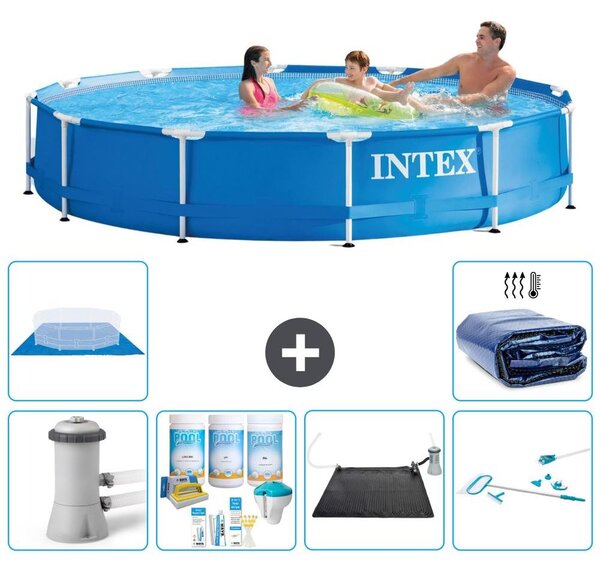 Piscina autoportante rettangolare - 366x76 cm - 7 pezzi - Modello S20478