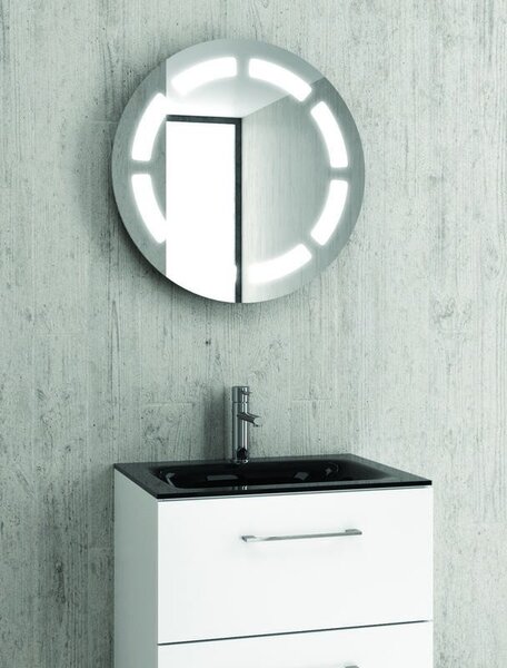 Specchio contenitore tondo diametro 63cm Led KAM-139 - KAMALU