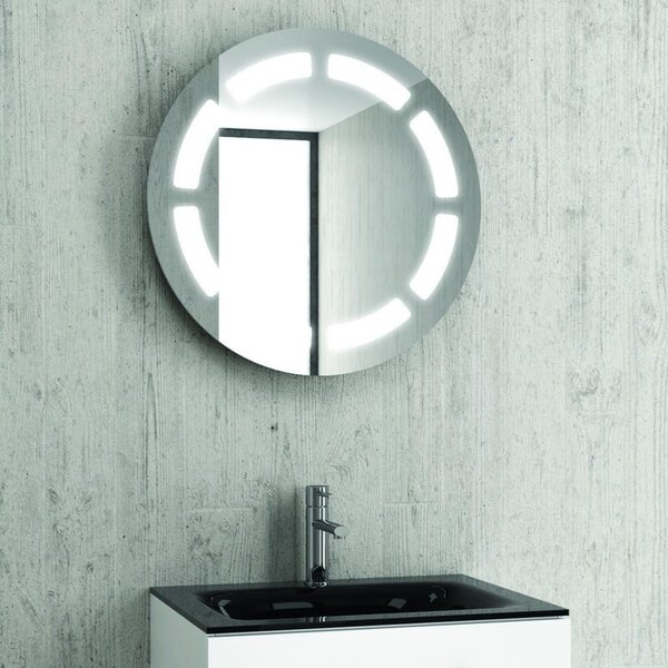 Specchio contenitore tondo diametro 63cm Led KAM-139 - KAMALU