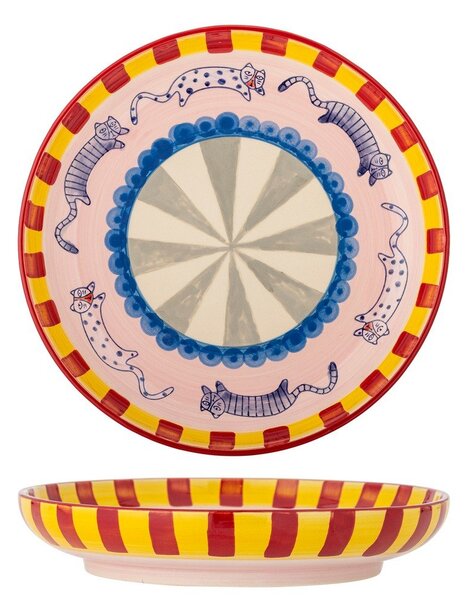 Vassoio vassoio di servizio in ceramica ø 30 cm Missy – Bloomingville