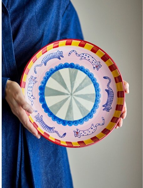 Vassoio vassoio di servizio in ceramica ø 30 cm Missy – Bloomingville