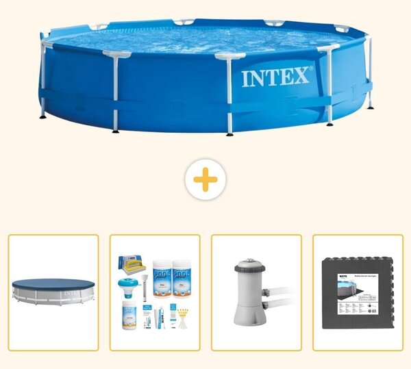 Piscina autoportante rettangolare - 366x76 cm - 5 pezzi - SCB3
