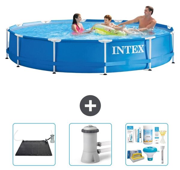 Piscina autoportante rettangolare - 366x76 cm - 4 pezzi - Modello S22459