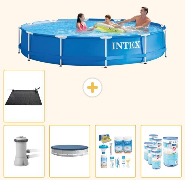 Piscina autoportante rettangolare - 366x76 cm - 6 pezzi - SCB18