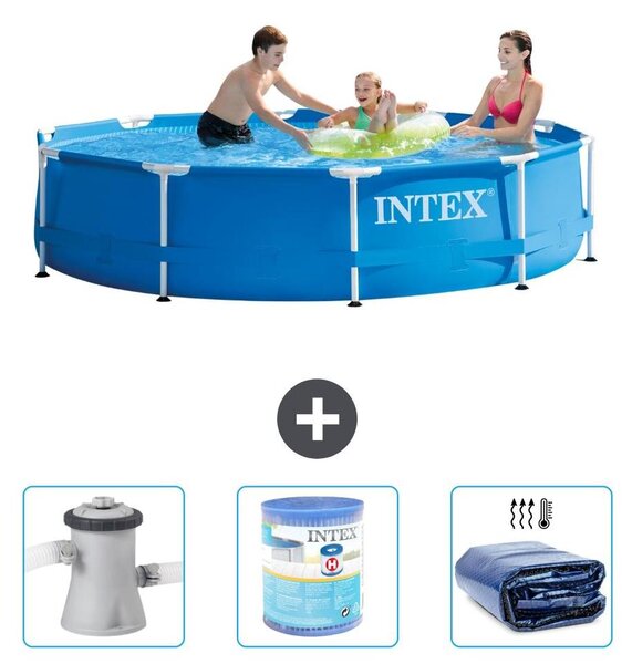 Piscina autoportante rettangolare - 305x76 cm - 4 pezzi - Modello S21328
