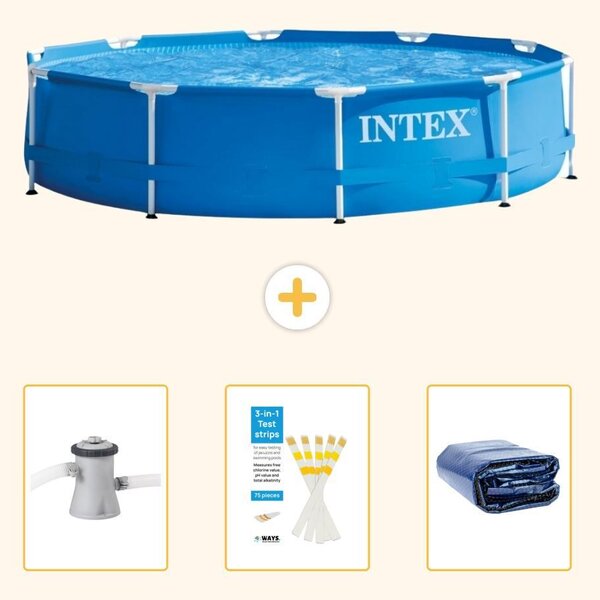 Piscina autoportante rettangolare - 305x76 cm - 4 pezzi - Modello SCB74