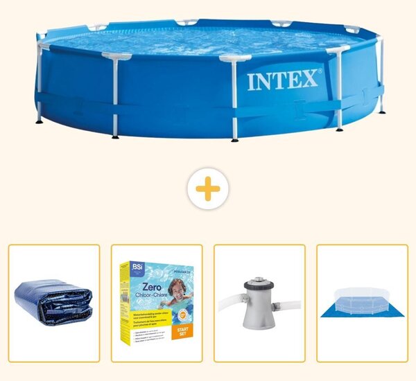 Piscina autoportante rettangolare - 305x76 cm - 5 pezzi - SCB8