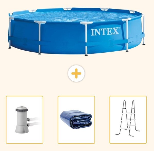 Piscina autoportante rettangolare - 366x76 cm - 4 pezzi - Modello SCB83