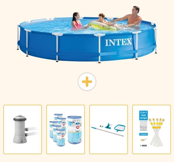 Piscina fuori terra a struttura - 366x76 cm - 5 pezzi - Modello SCB94