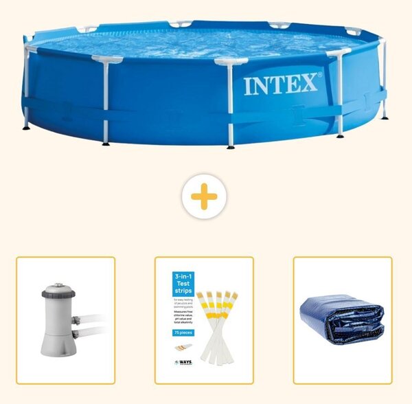 Piscina fuori terra a struttura - 366x76 cm - 4 pezzi - Modello SCB74