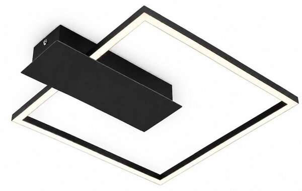 Plafoniera LED Briloner 12 W 1400 lm 3000 K nero
