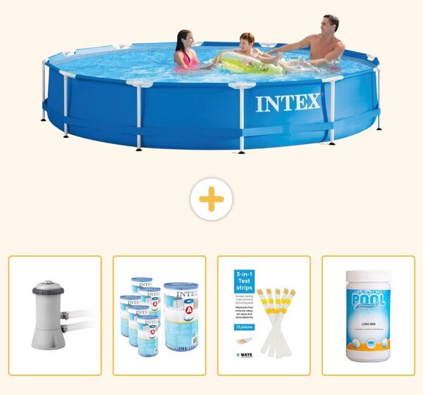 Piscina fuori terra a struttura - 366x76 cm - 5 pezzi - Modello SCB85