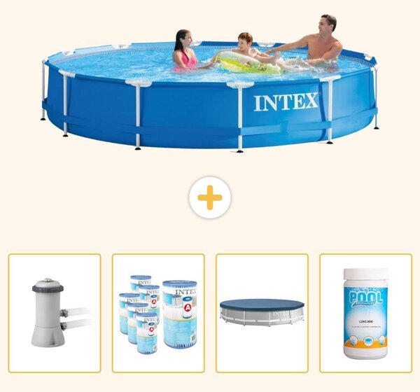 Piscina autoportante rettangolare - 366x76 cm - 5 pezzi - Modello SCB87