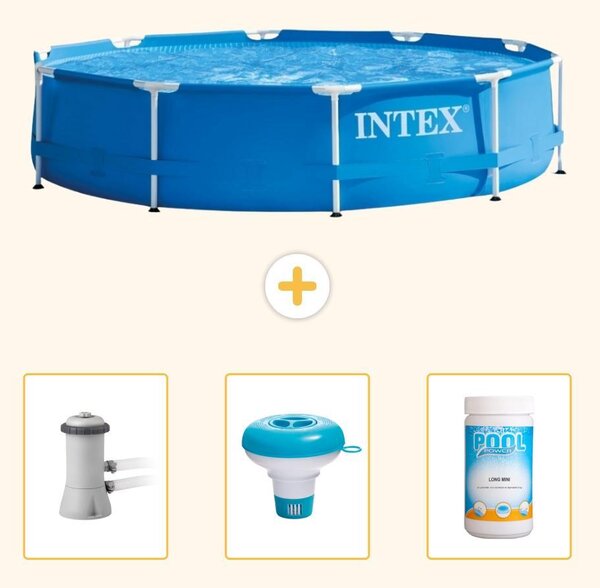 Piscina autoportante rettangolare - 366x76 cm - 4 pezzi - Modello SCB77