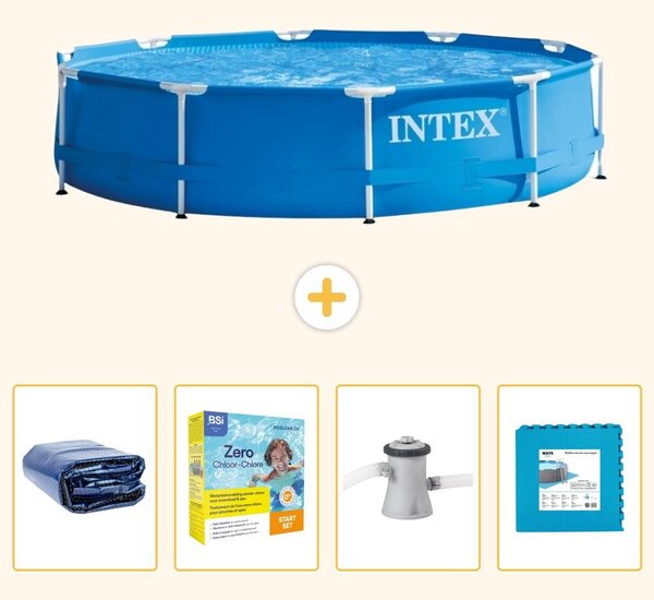 Piscina autoportante rettangolare - 305x76 cm - 5 pezzi - SCB9